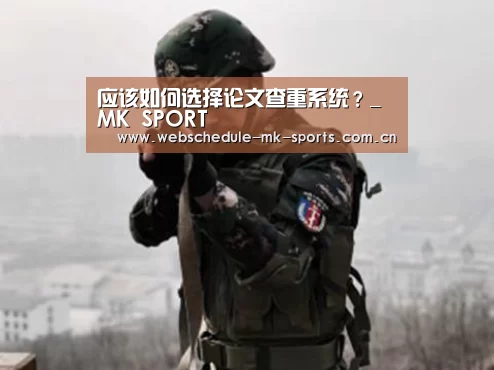 应该如何选择论文查重系统?_MK SPORT(图1) MK体育官网